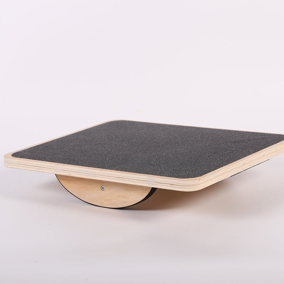 Rectangular Balance Board Wooden Fitness Equipment