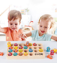 wooden magnetic fishing game