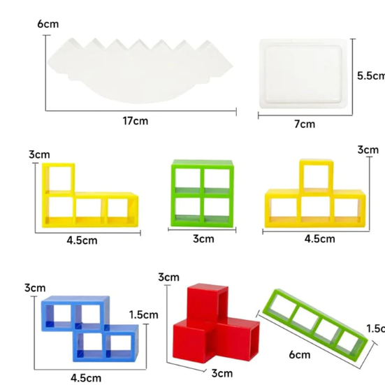 Tetra Tower Balance Game Building Blocks